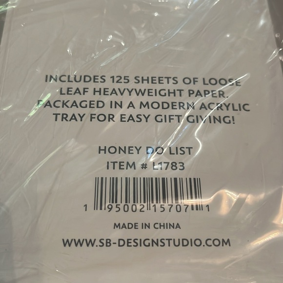 Notepaper in Acrylic Tray - Honey Do List/NIB - Picture 6 of 7